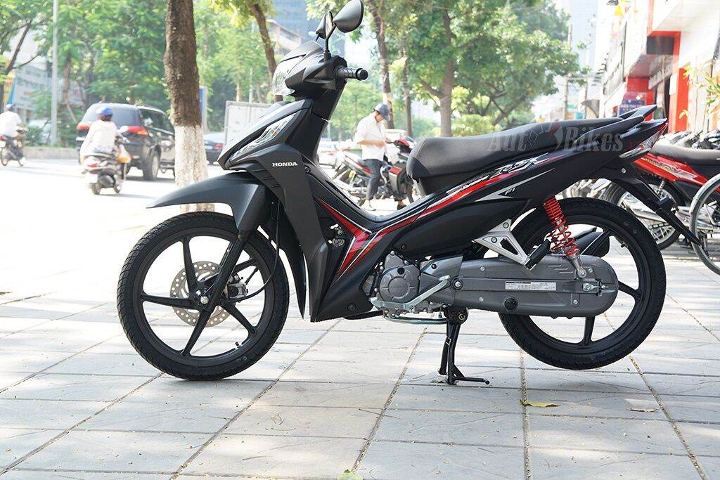 Tem dán xe wave rsx 2016 . tem rời 3 lớp bóng cao cấp dán xe đen xe đỏ