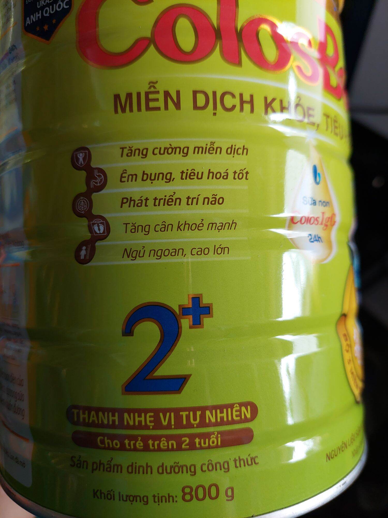 Sữa Bột Colosbaby Bio 2+ 800gr