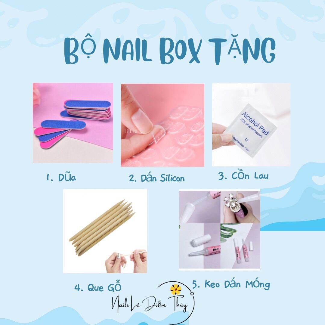 NailBox Thiết Kế Màu Thạch Nâu Phom Oval NB30