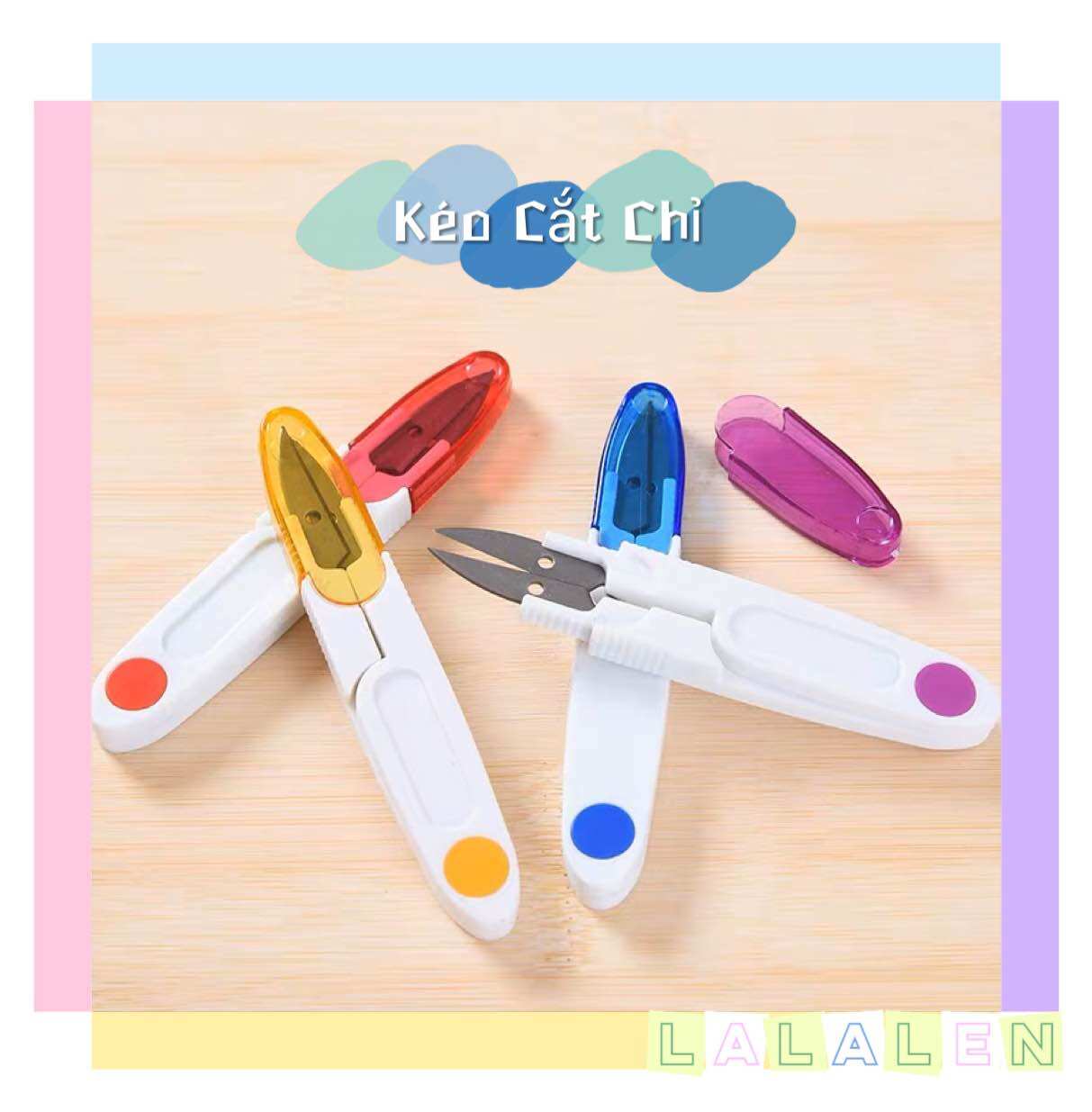 Kéo Bấm Cắt Chỉ Có Nắp Đậy