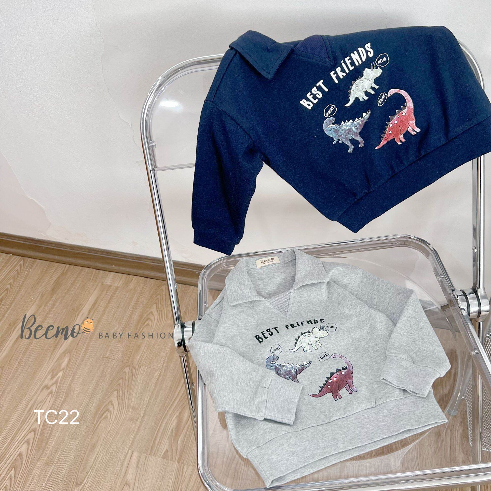 BỌ POLO BEEMO IN HÌNH KHỦNG LONG SIÊU YÊU CHO BÉ