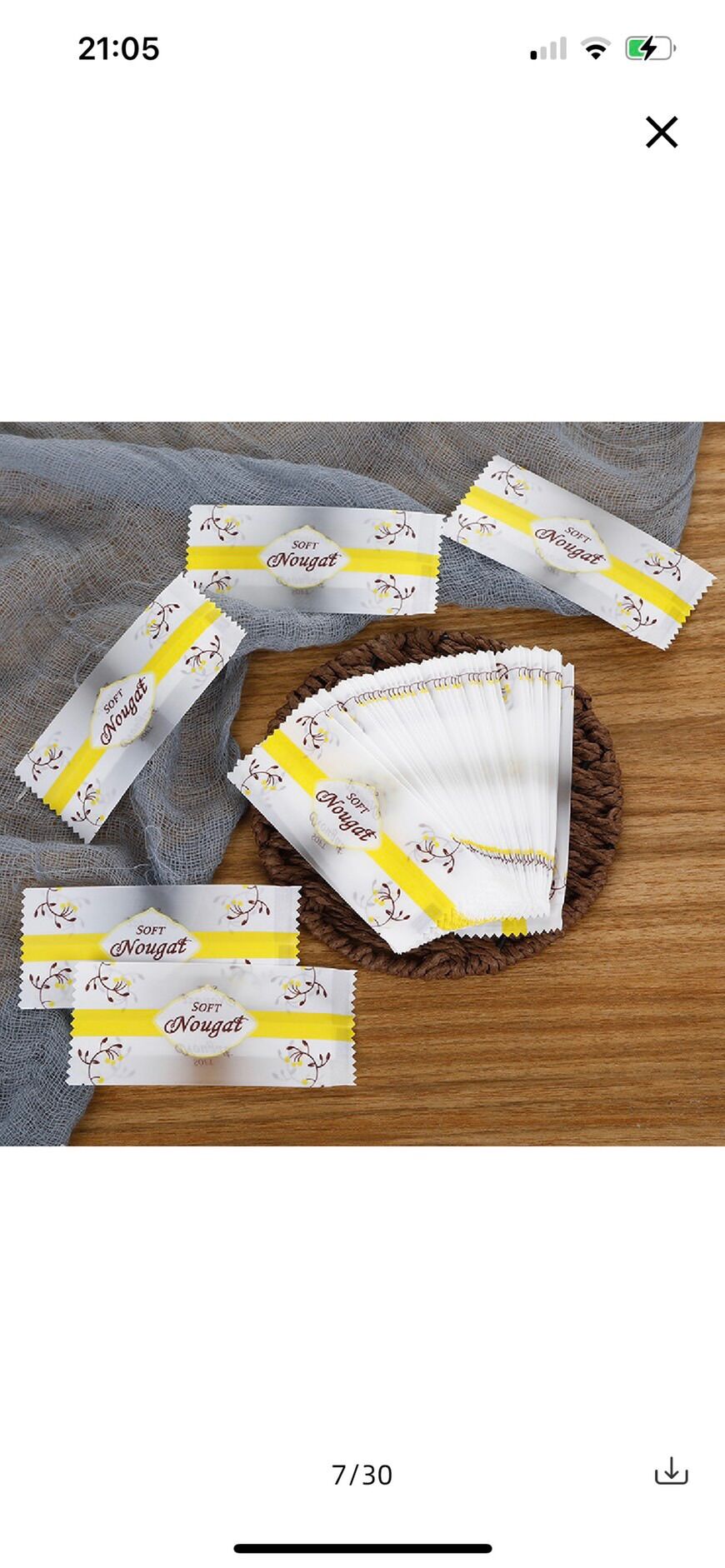 ( NHIỀU MẪU) Túi kẹo NOUGAT tệp 200c