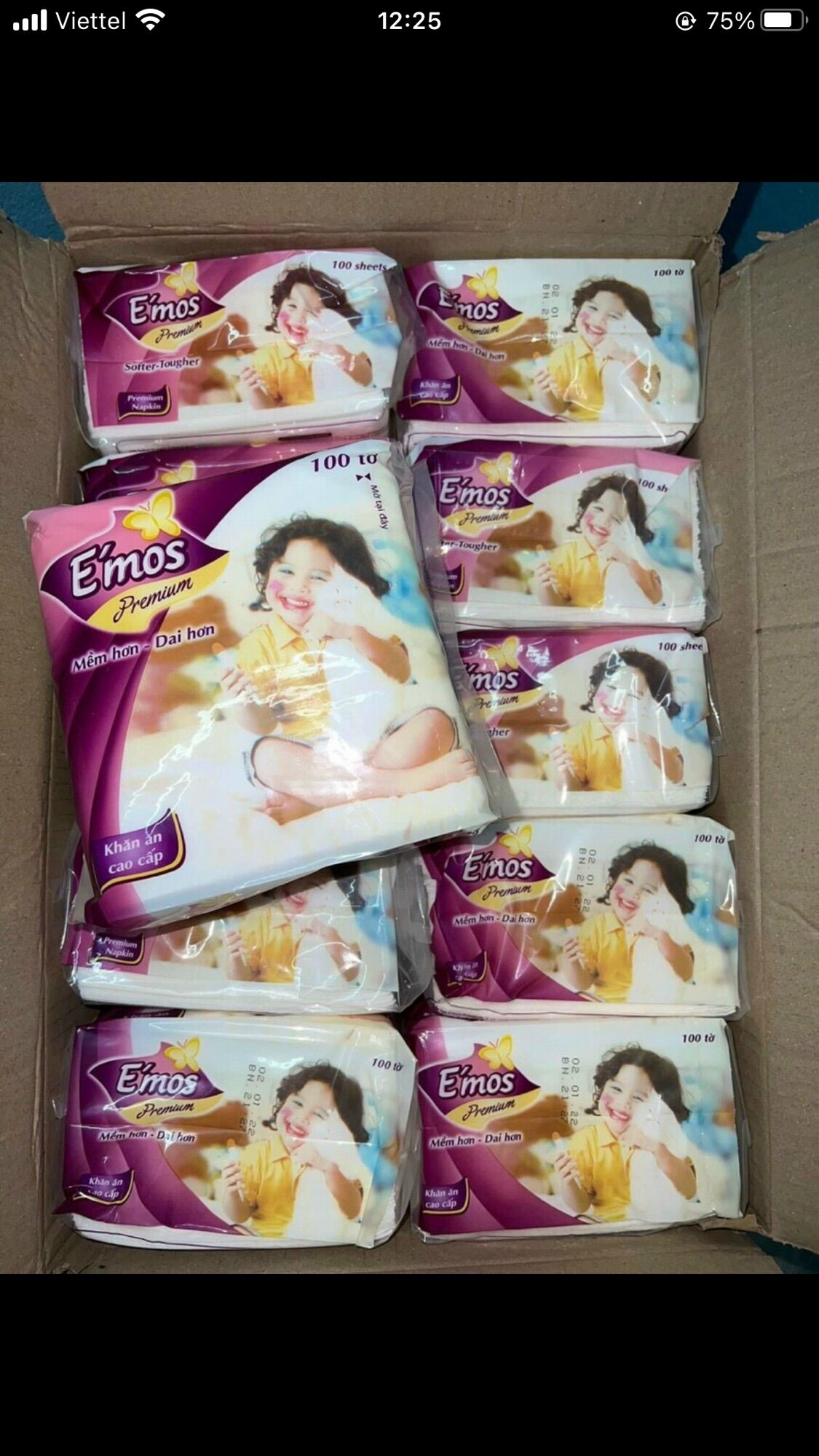 Khăng giấy Emos To giấy dầy