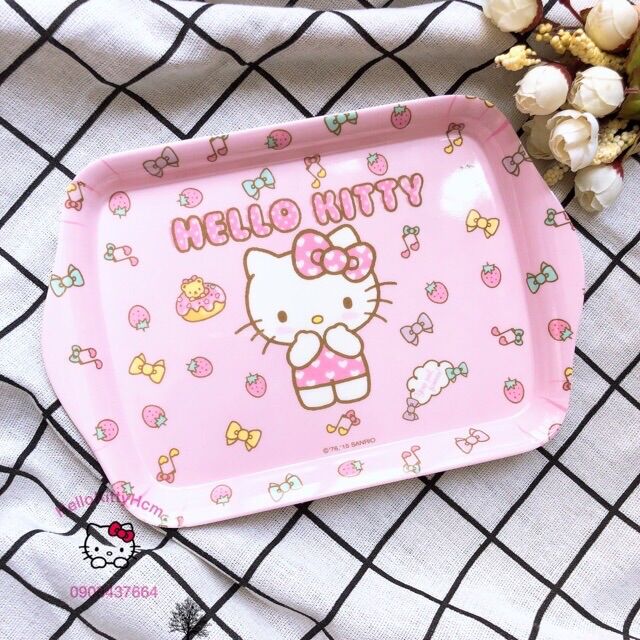 Dĩa Melamin HelloKitty Doreamon