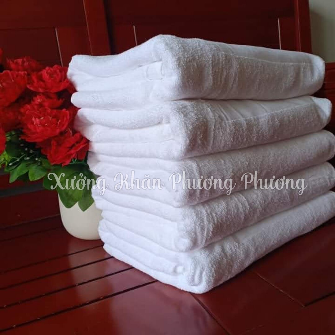 Khăn tắm Khách sạn Xuất Nhật 60x120, 100% Cotton, thấm hút tốt