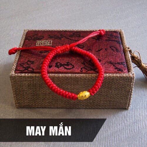 Vòng Tay Chỉ Đỏ Dây Rút May Mắn bình an thu hút tài lộc
