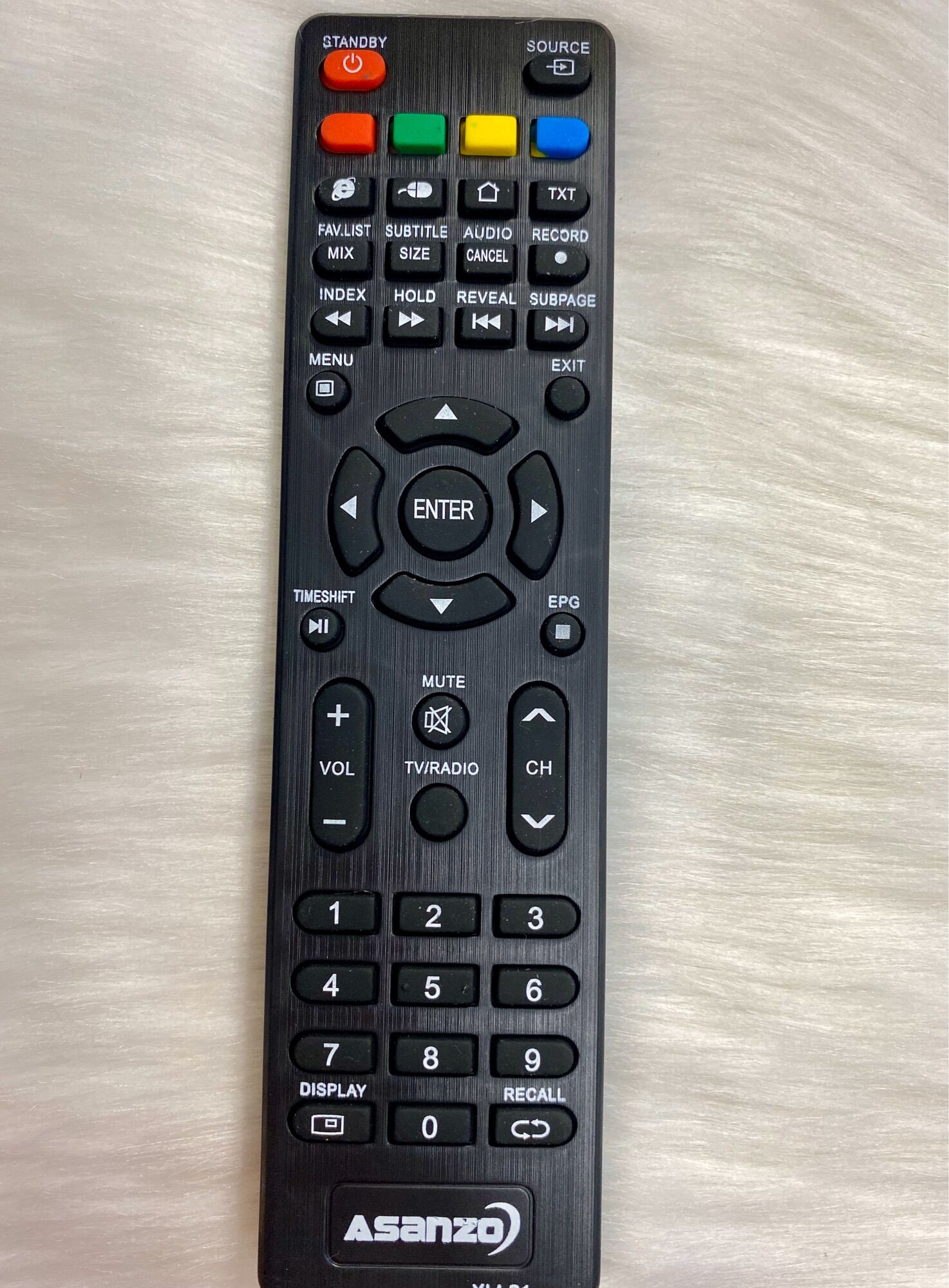 [HCM]REMOTE ĐIỀU KHIỂN TIVI ASANZO SMART NGẮN