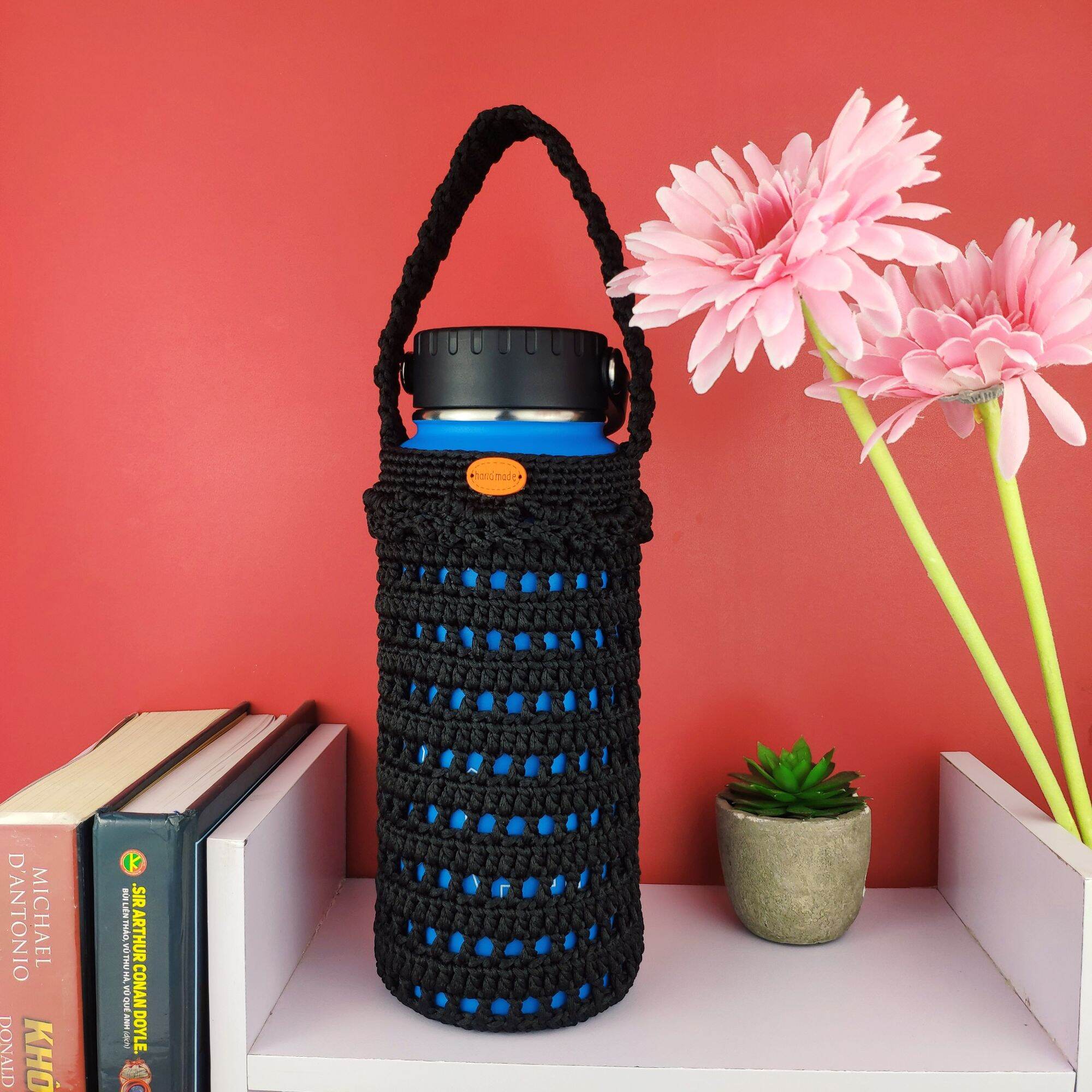 Túi đựng ly giữ nhiệt size 800-890ml, chất liệu sợi Việt Nam, kích thước 9x20 cm, phù hợp cho trẻ sơ sinh và trẻ nhỏ.