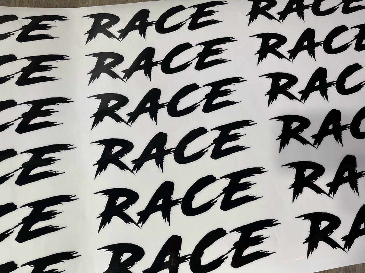 Tem race dán ốp sườn phản quang lột được