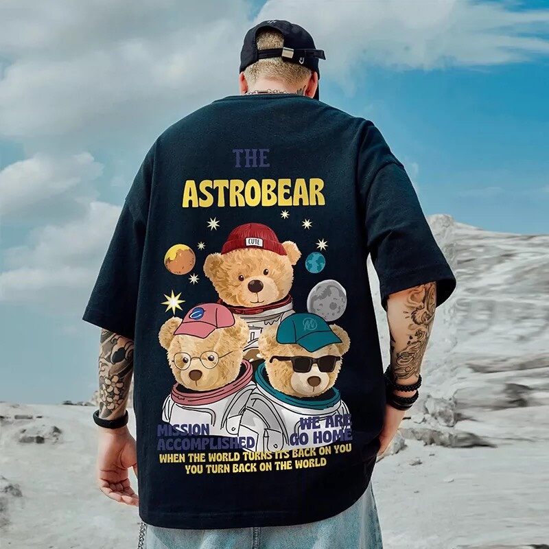 Áo thun tay lỡ unisex G06 goodvibes