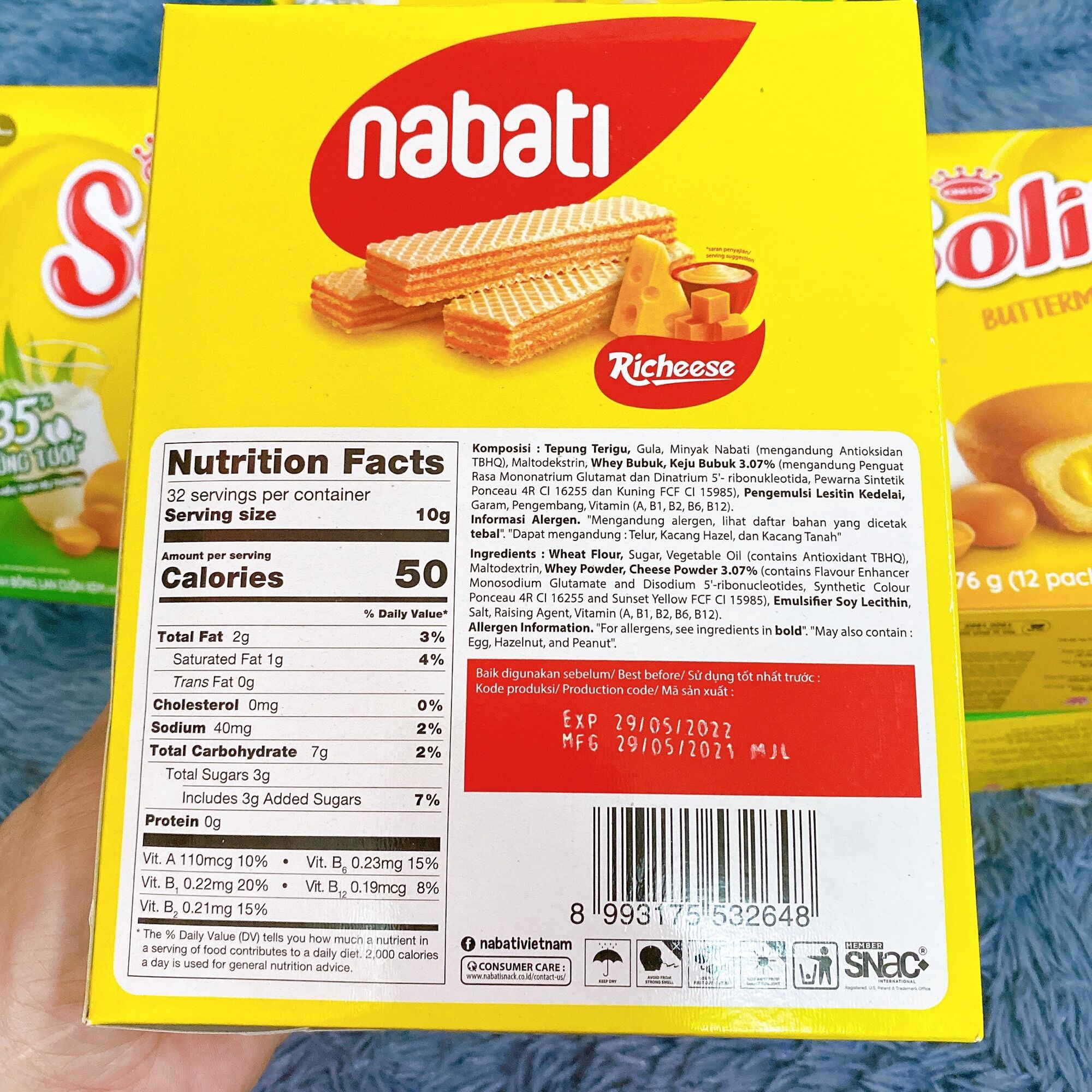 [HCM]Bánh xốp phô mai Richeese