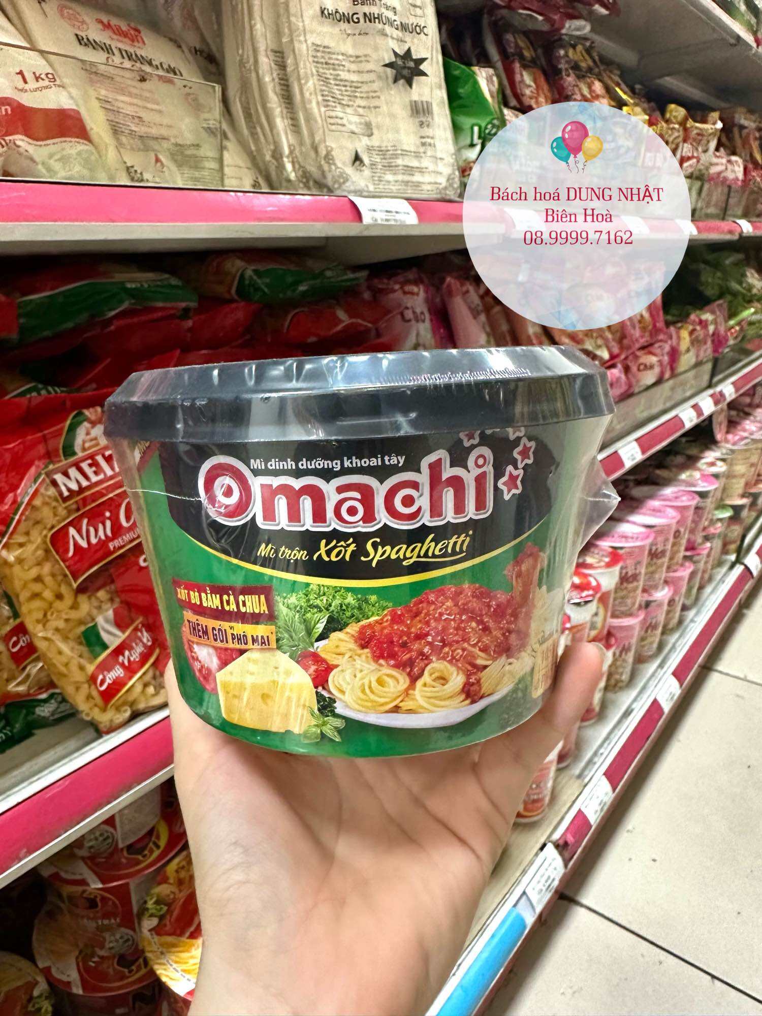 [Date 2024] Mì Omachi Xốt Spaghetti 105g