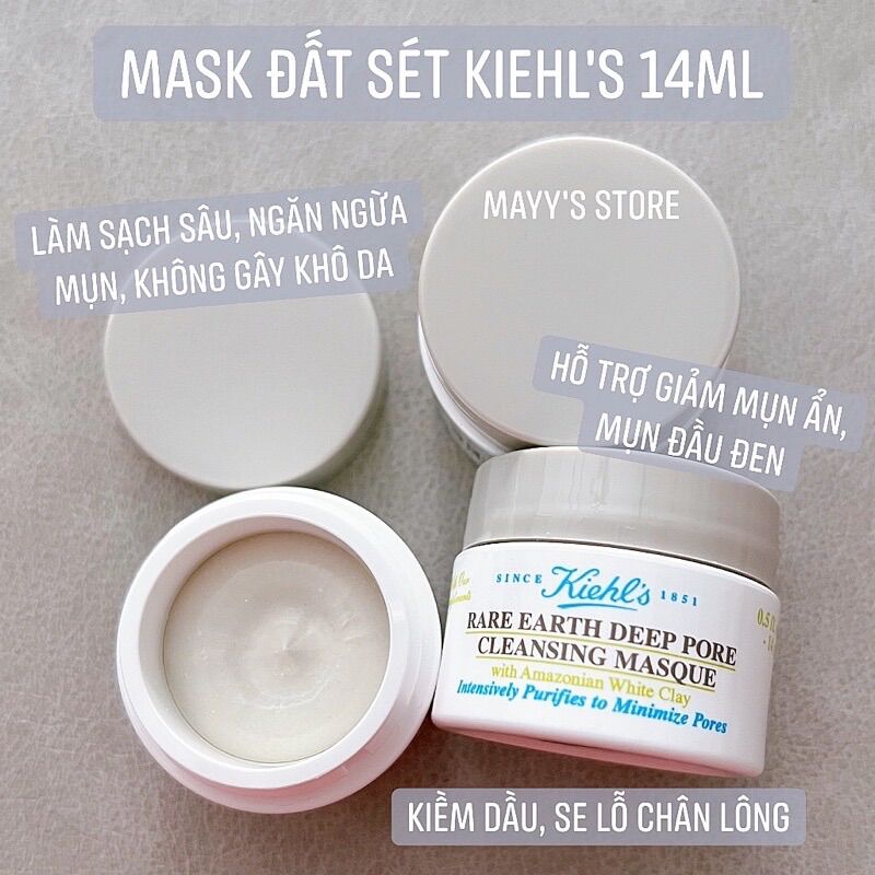 Mặt nạ đất sét kiehls thanh lọc da