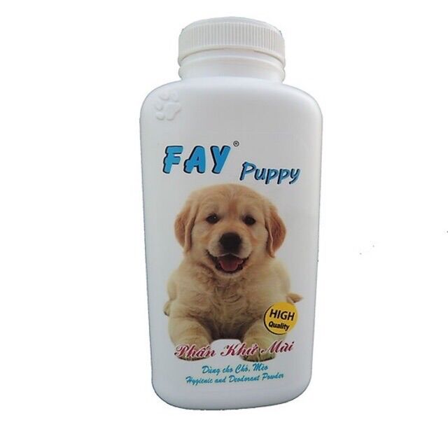 Phấn Fay Puppy khử mùi, tắm khô cho chó