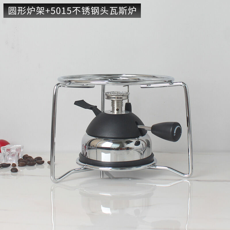 Đầu Inox Bếp Cà Phê Kiểu Cầm Tay Mini Ấm Moka Ấm Đun Nước Ấm Pha Tay Bếp Ga Bếp Gia Dụng