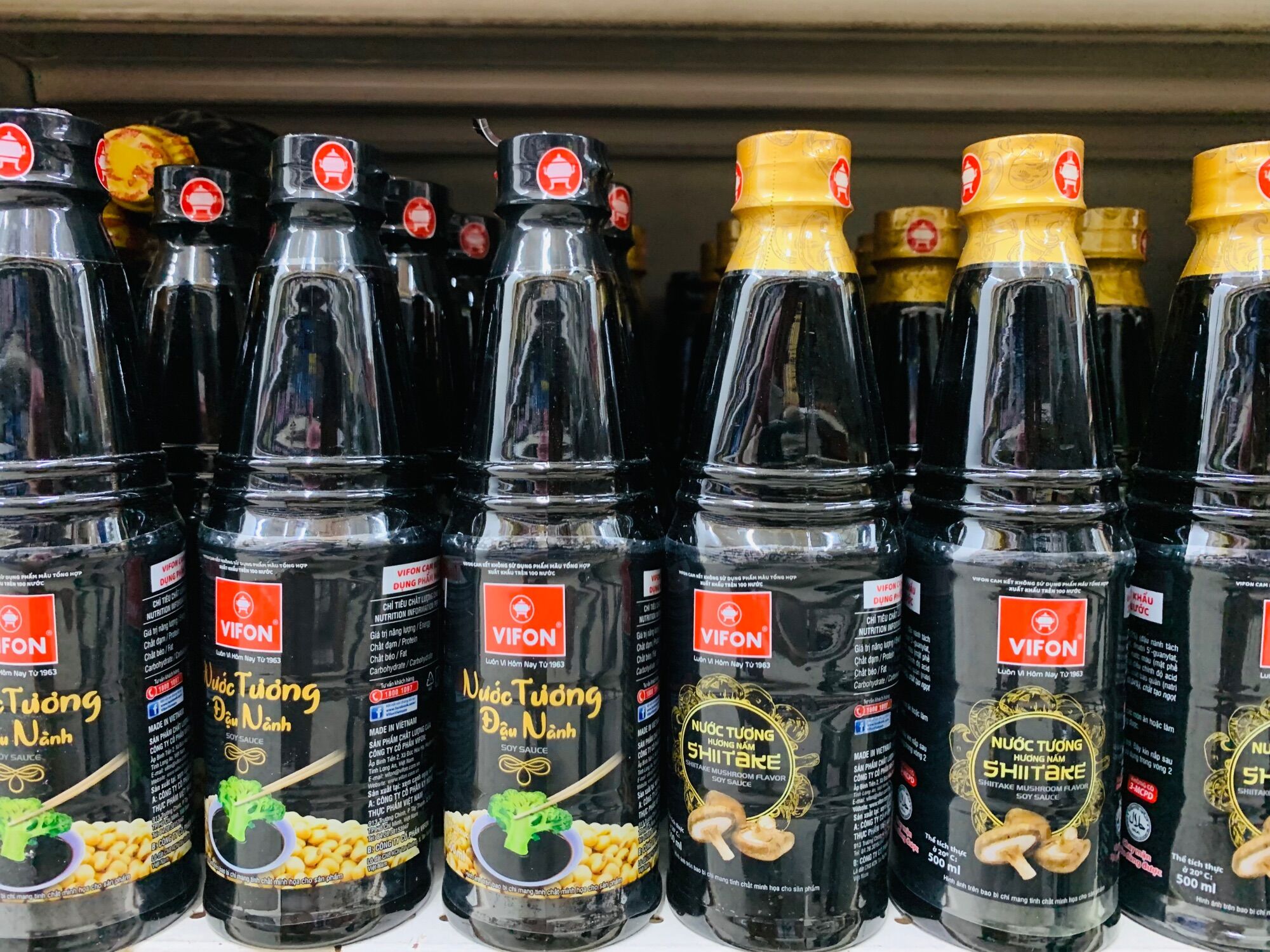 Nước tương Vifon đậu nành/ nấm 500ml