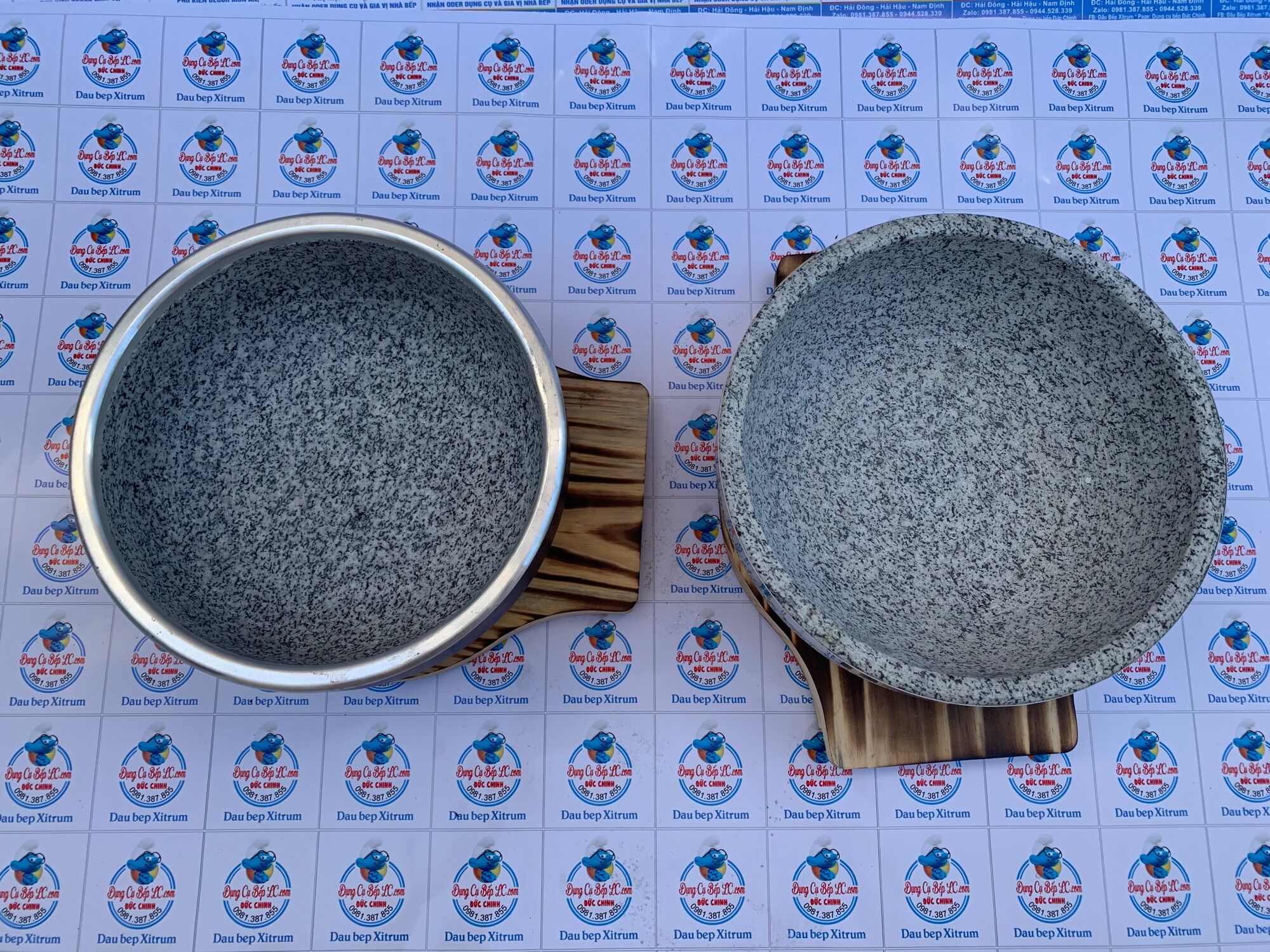 Bát đá thố đá giữ nhiệt 20cm phở bát đá cơm trộn bát đá