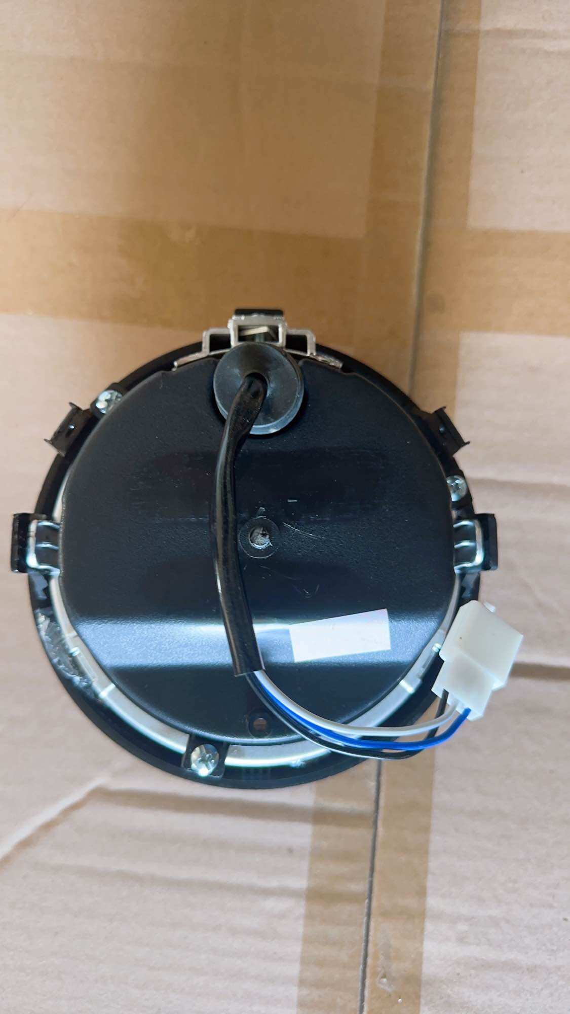 Pha đèn lét 2 tầng xe máy cúp đời mới chạy điện bình ác quy 12v