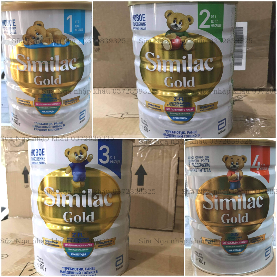 sữa SIMILAC GOLD Nga số1234, hộp 800g