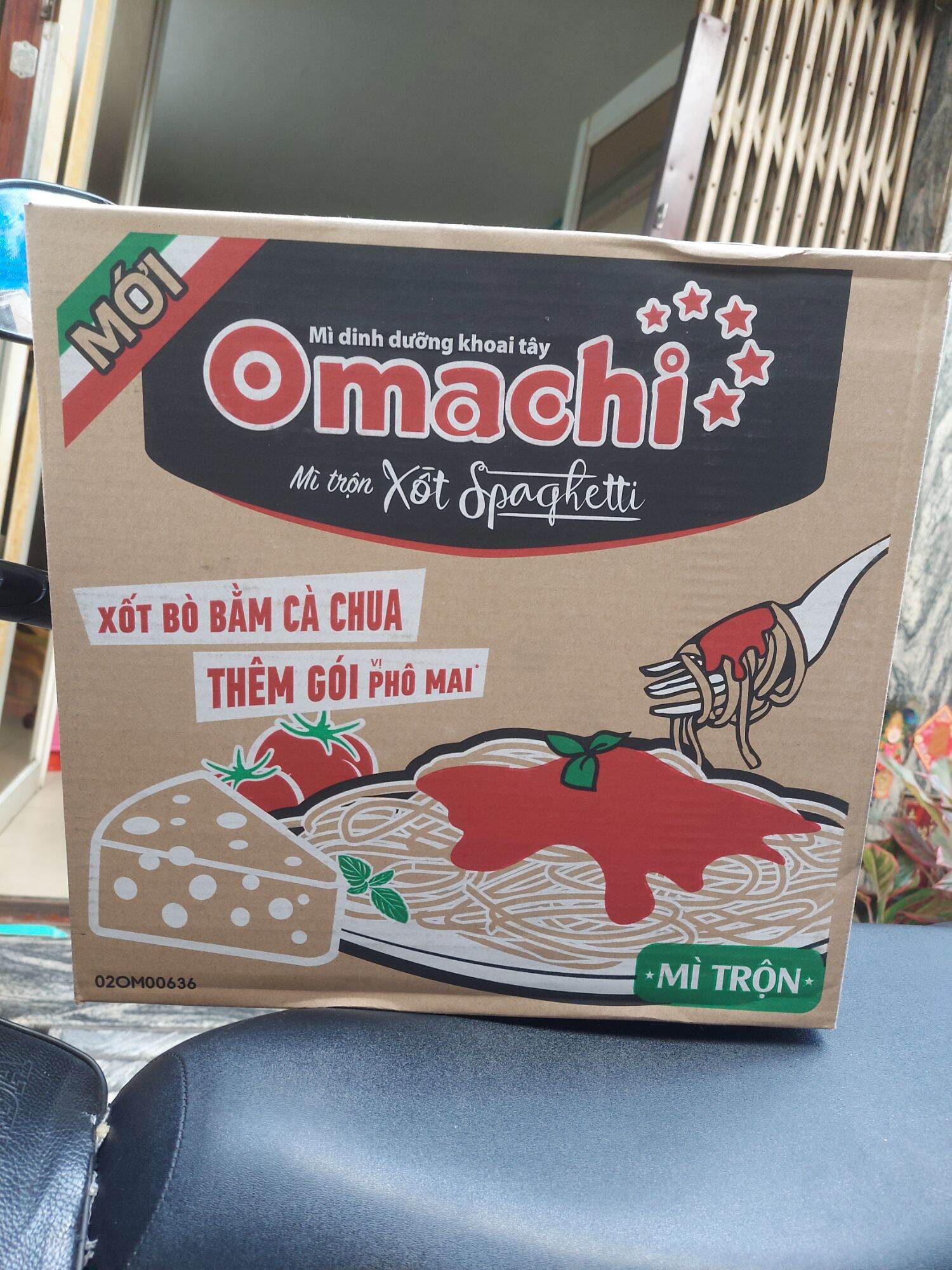 Mì omachi trộn xốt spaghetti thùng 30 goi