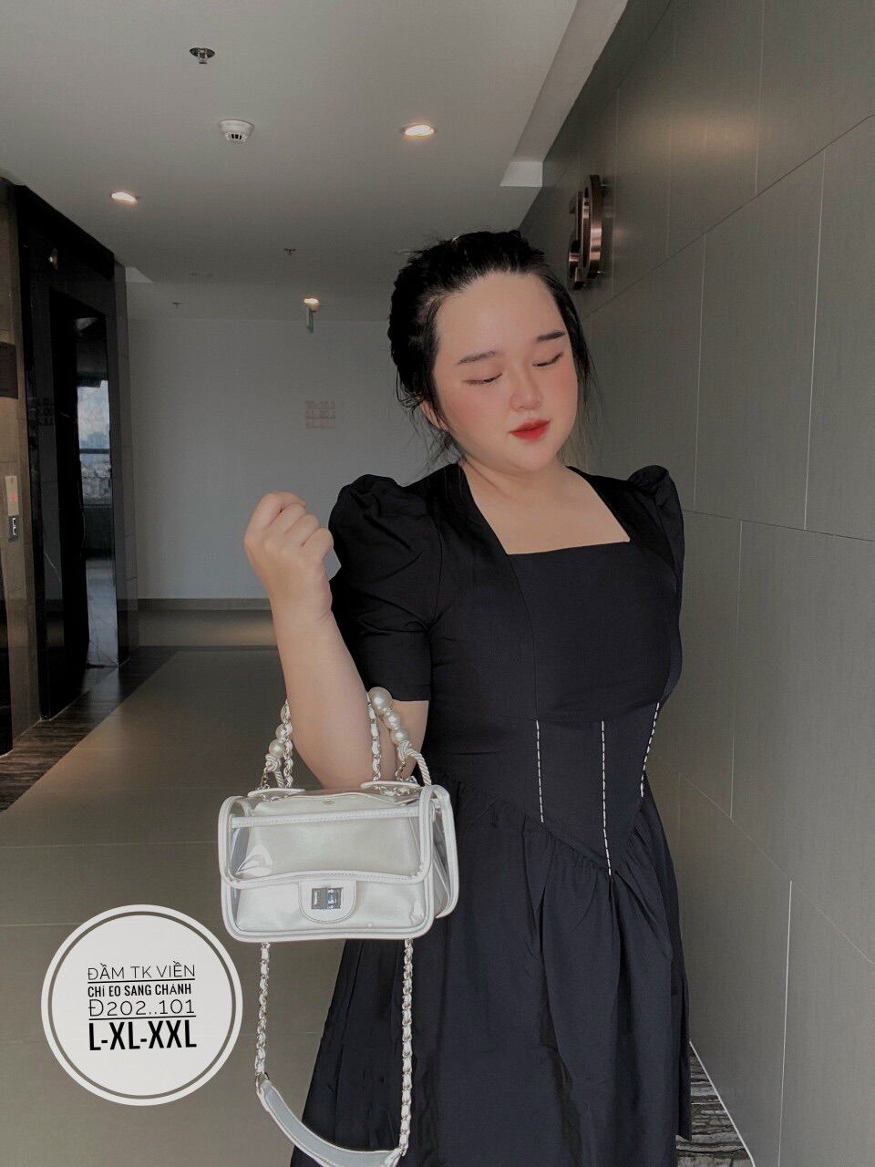 55-90kg Bigsize ĐẦM MINA VIỀN CHỈ THIẾT KẾ