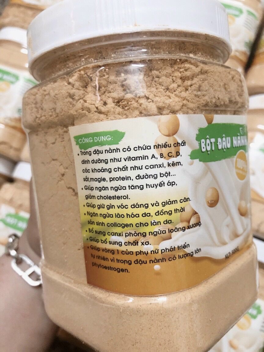 Bột Đậu Nành Rang siêu thơm ngon hộp 500g