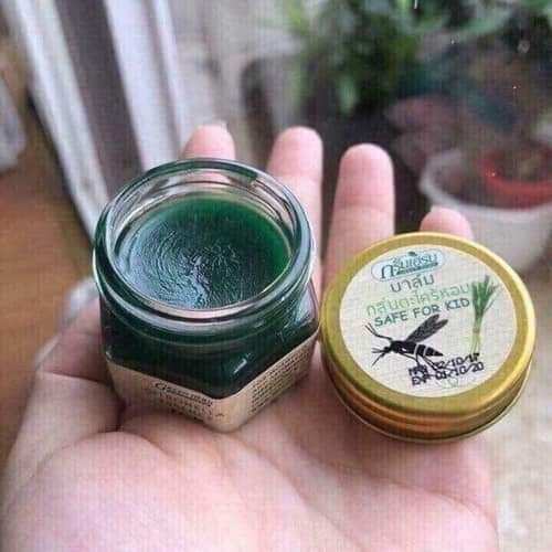 🍀CAO THOA CHỐNG MUỖI & CÔN TRÙNG ĐỐT GREEN HERB CHIẾT XUẤT TỪTINH DẦU SẢ & THẢO DƯỢC - HÀNG THÁI LAN