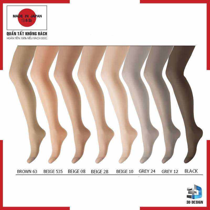 Quần Tất FORMAT màu be08 thật chân Chính Hãng sản xuất tại Nhật