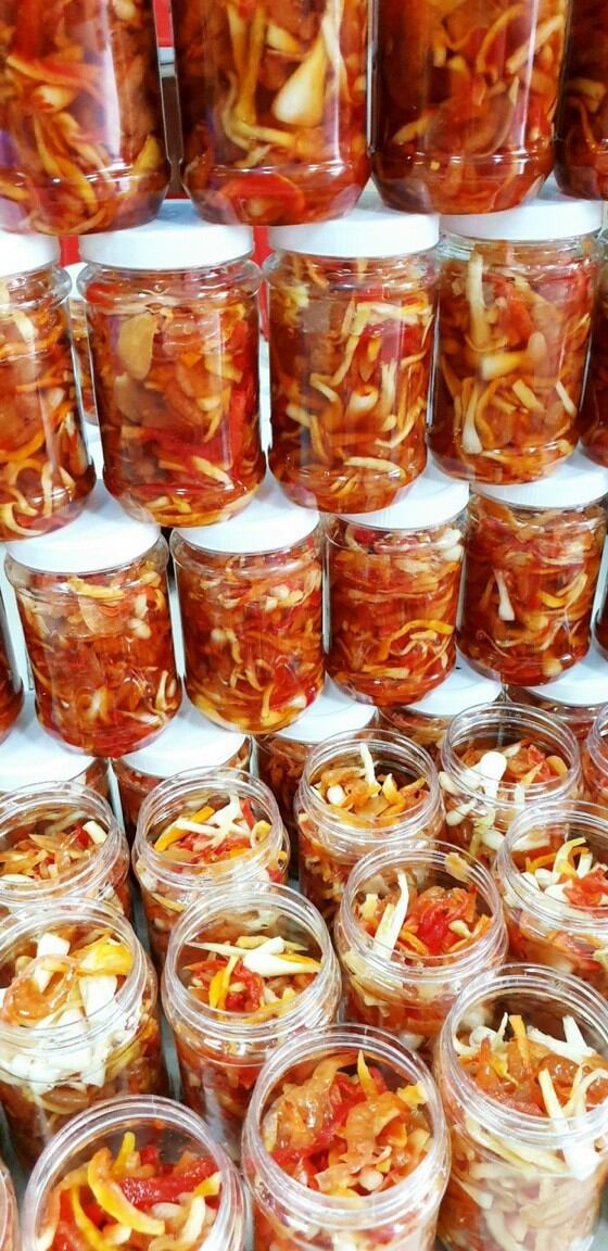 Mắm tép ruộng đu đủ kiểu Huế