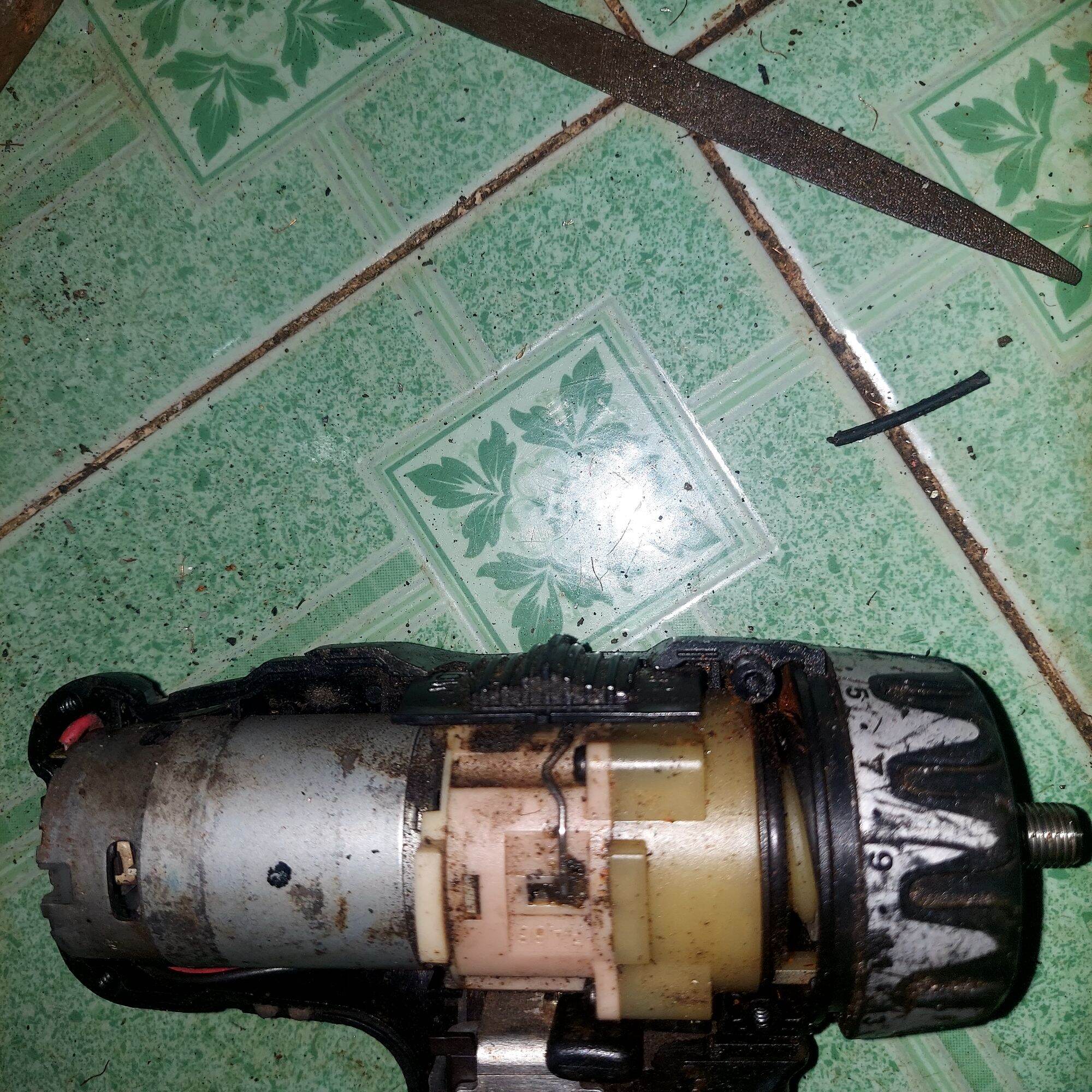 Motor + bộ hộp số khoan hitachi PDS 12v