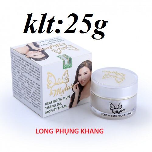 KEM NGỪA MỤN - TRẮNG DA - MỜ VẾT THÂM (MYLOVE 25g)