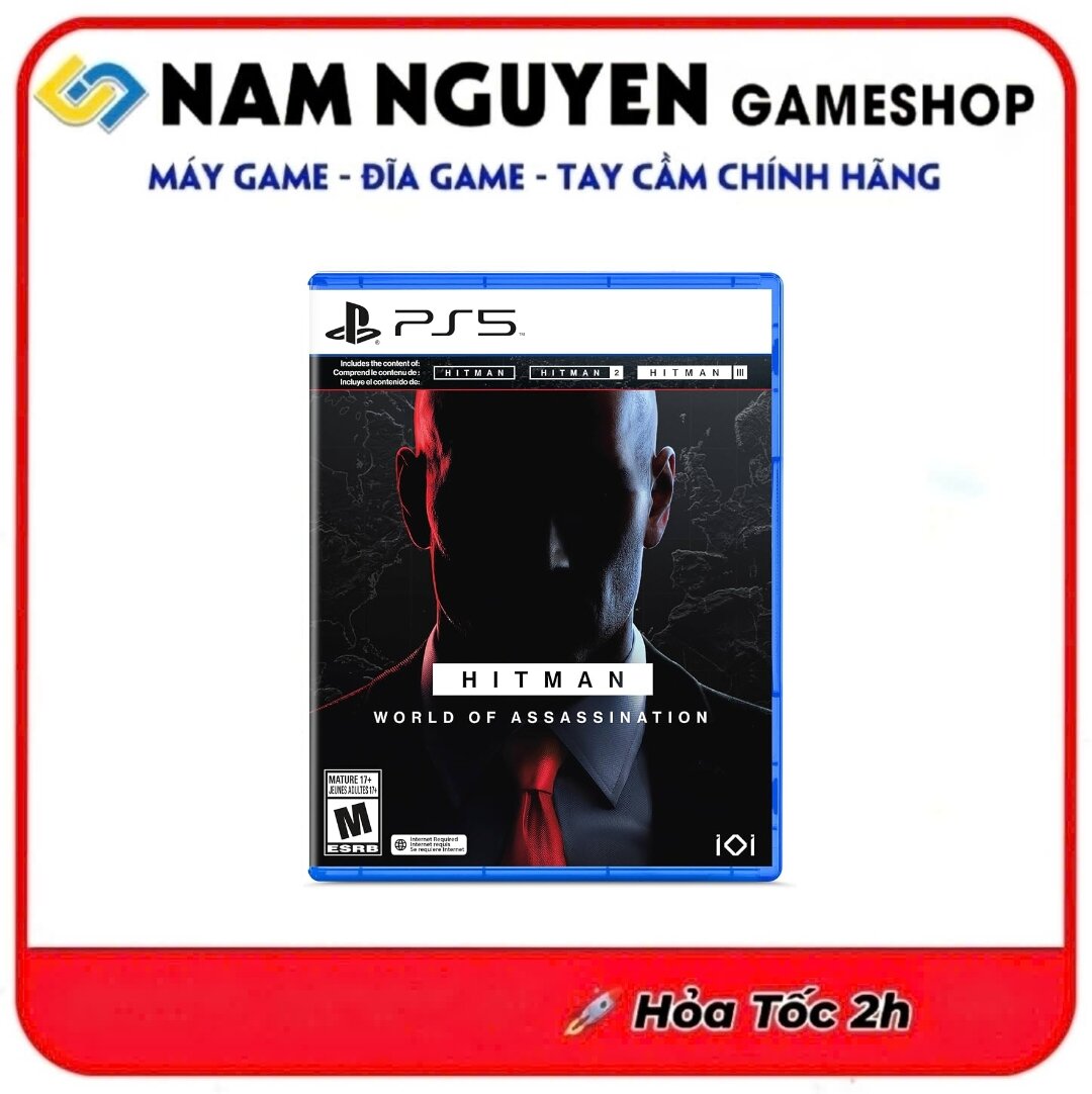 Đĩa Game PS5 | Hitman World Of Assassination