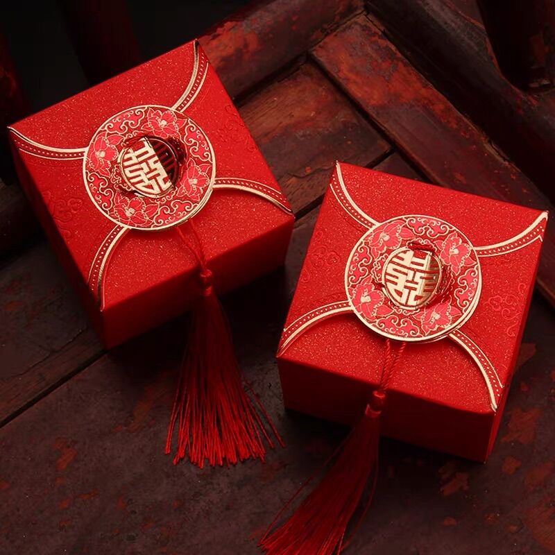 Combo 20-30-50c hộp quà cưới size 9x9 - hộp đựng bánh kẹo