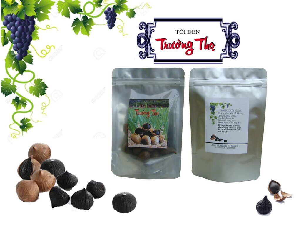 Tỏi đen trường thọ túi zip loại 1