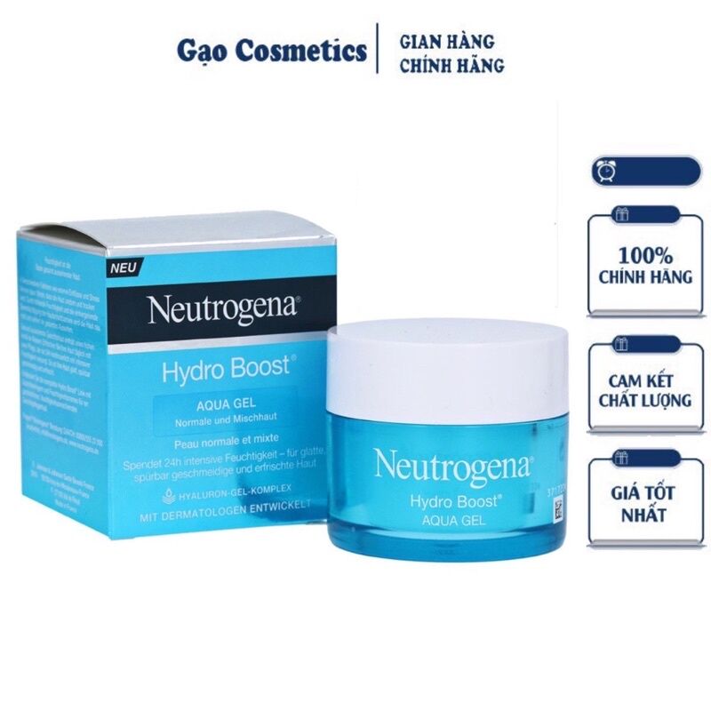 Neutrogena Hydro Boost Water gel 50ml - Kem dưỡng cấp ẩm da da khô và da dầu thumbnail