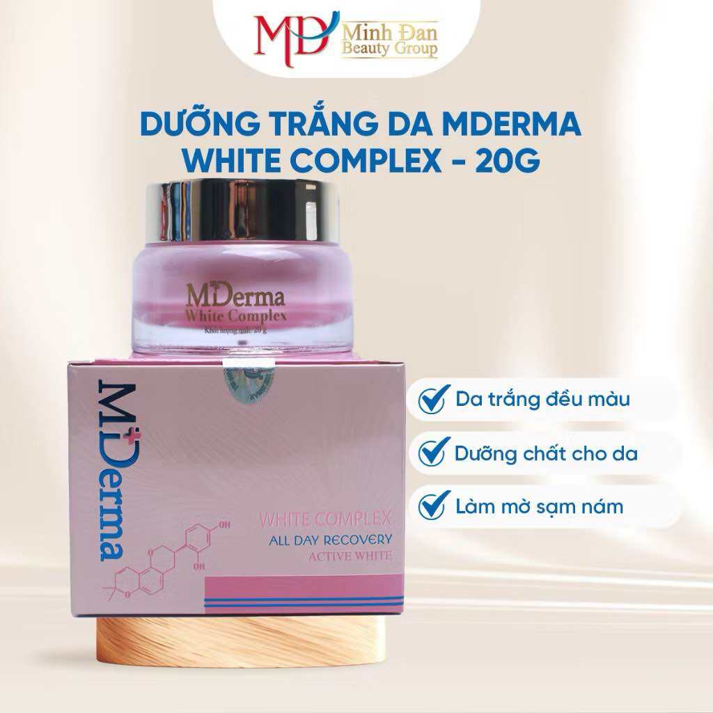 Kem dưỡng trắng da MDerma - Whitening Complex - 20gr - Minh Đan Beauty Group [Trẻ trung xinh đẹp]