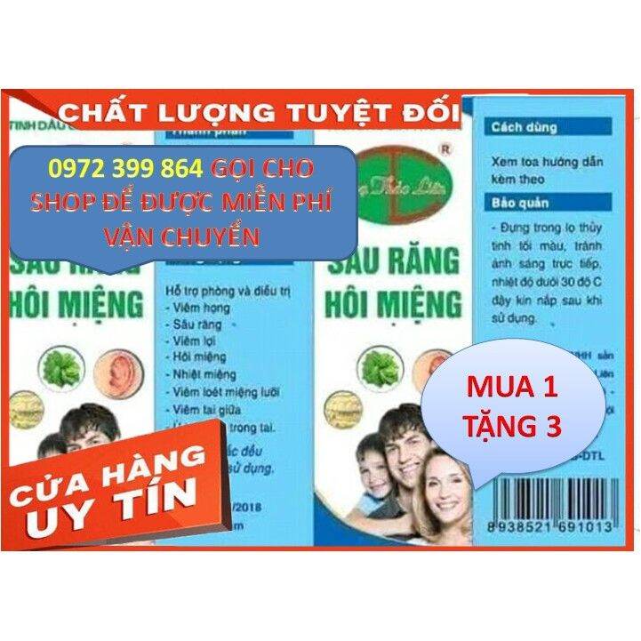 RĂNG MIỆNG DẠ THẢO LIÊN_ KÈM QUÀ TẶNG_KHỎI NGAY SÂU RĂNG(5ml)