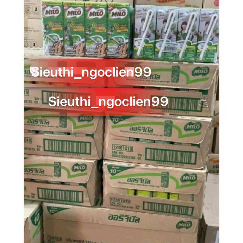 Thùng sữa milo 48 hộp x 170ml thái lan