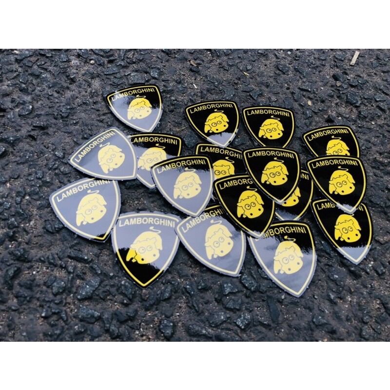 Tem Decal Logo Sticker Siêu Xe Lam.bor.ghini