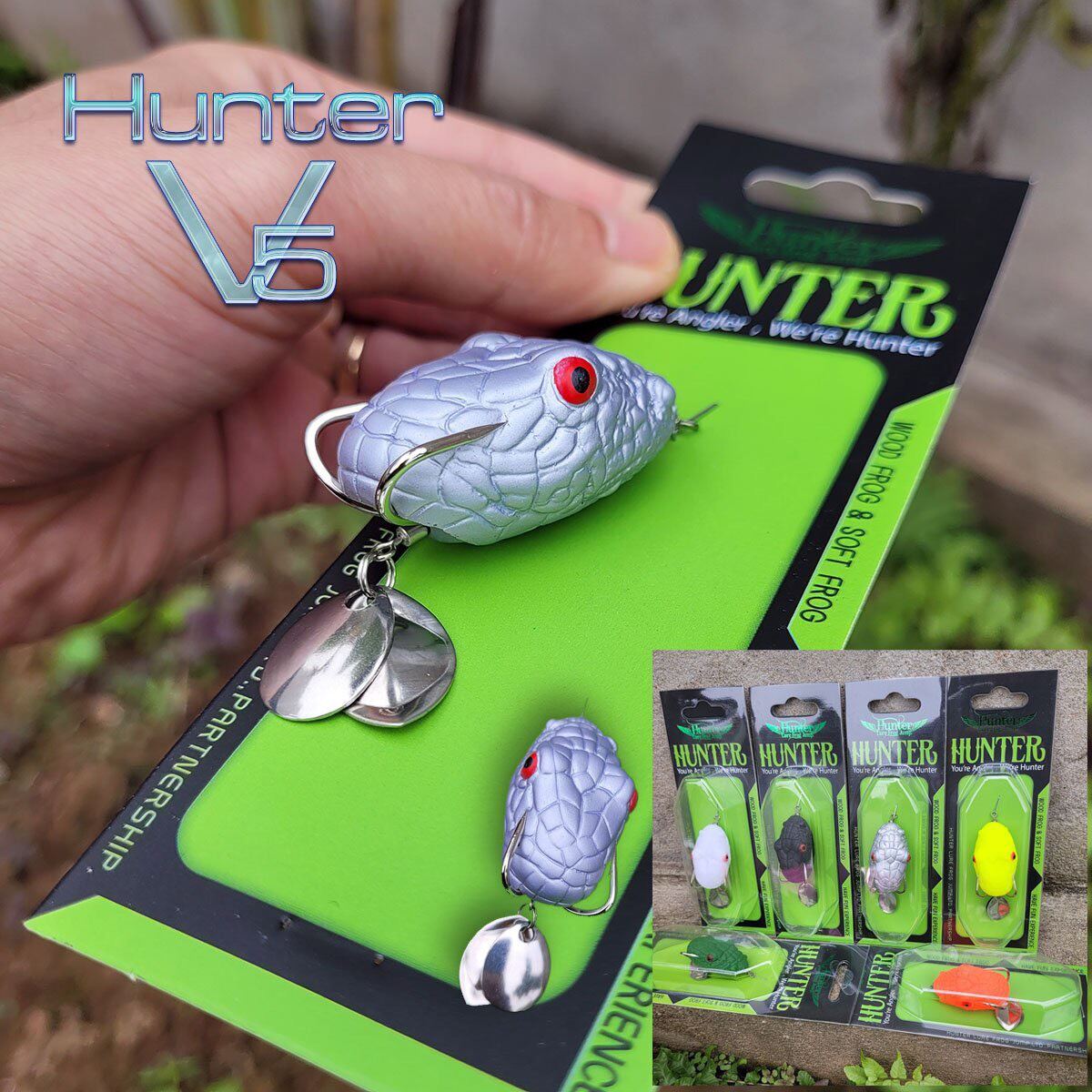 Mồi v5 hunter thái lan xịn hình thật
