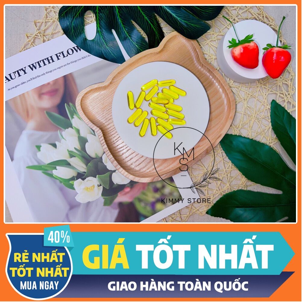 Lẻ 1 viên vitamin e cấy trắng size lớn màu vàng