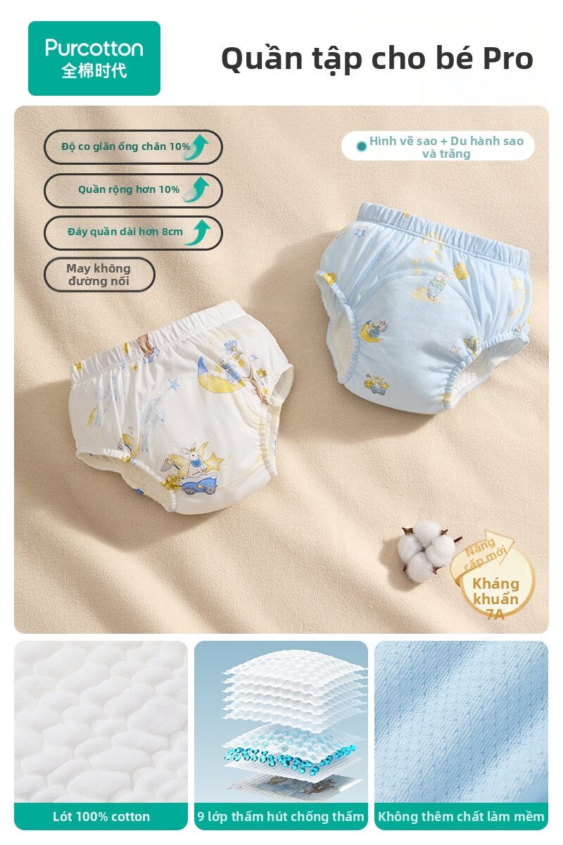 Toilet Training Washable Cotton Underwear Pants - 2