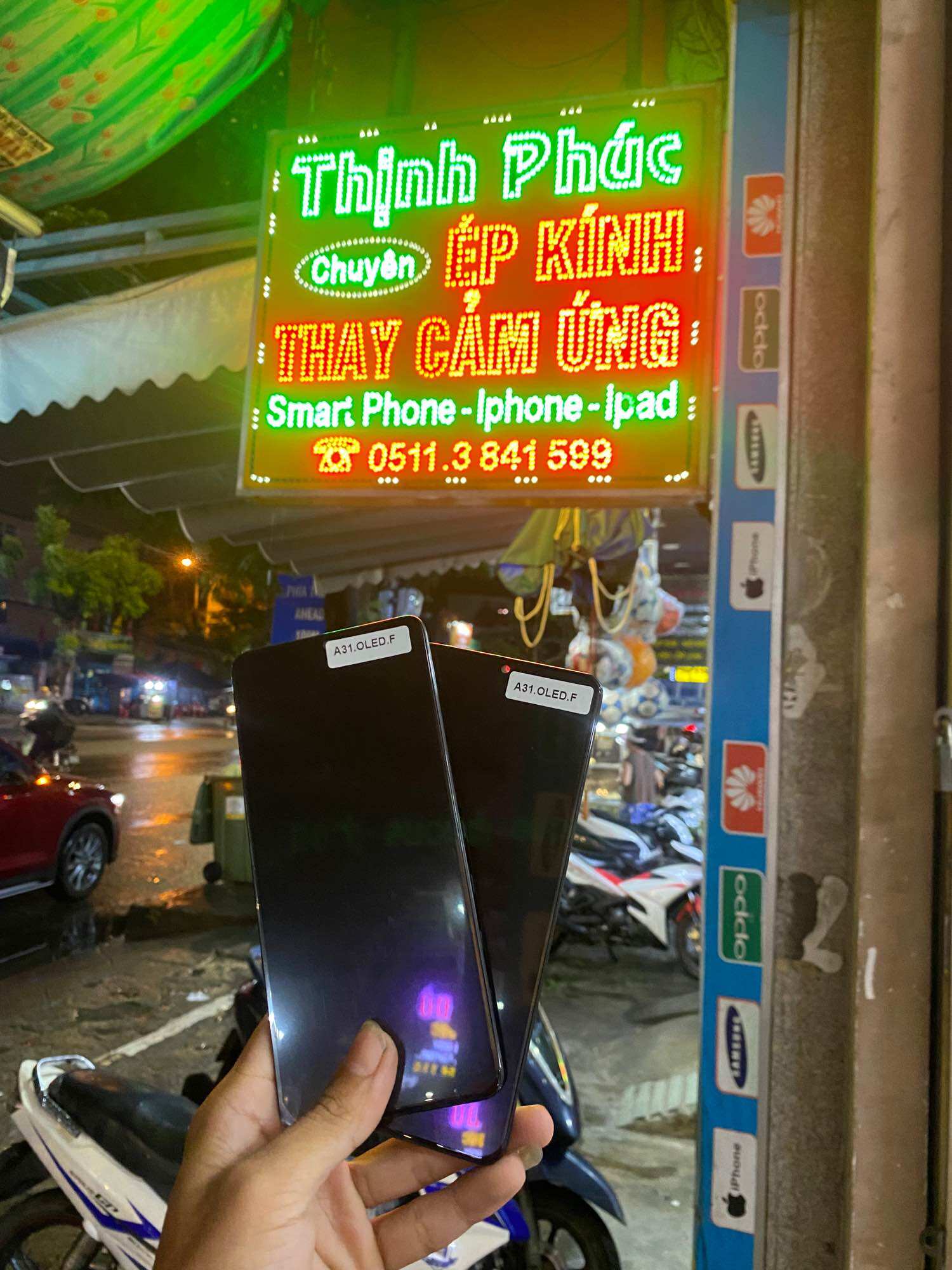Màn hình liền  khung SAMSUNG A31 (2ic/OLED)
