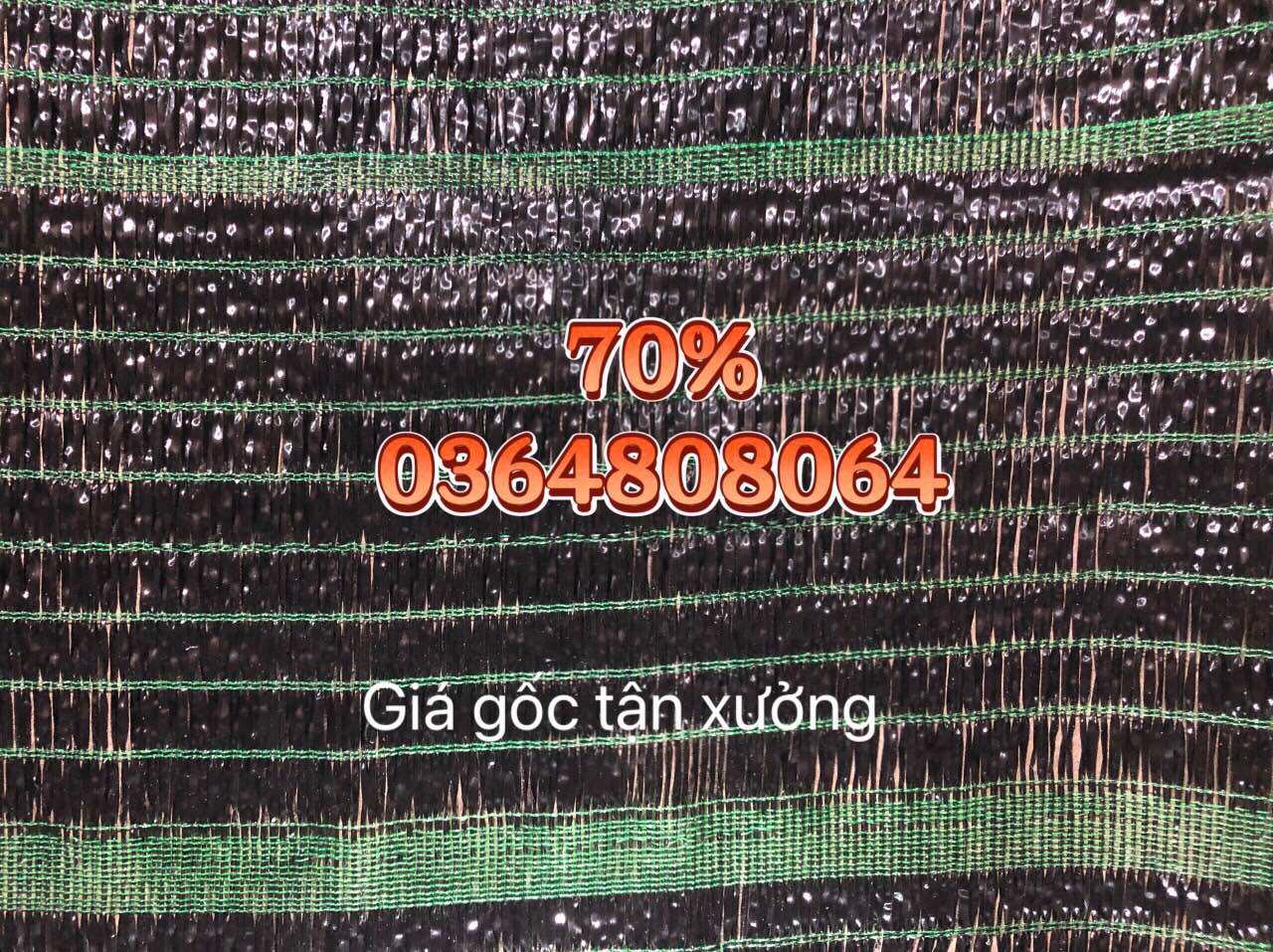 Lưới che nắng thái lan màu đen hàng che nắng 50% 60% 70%