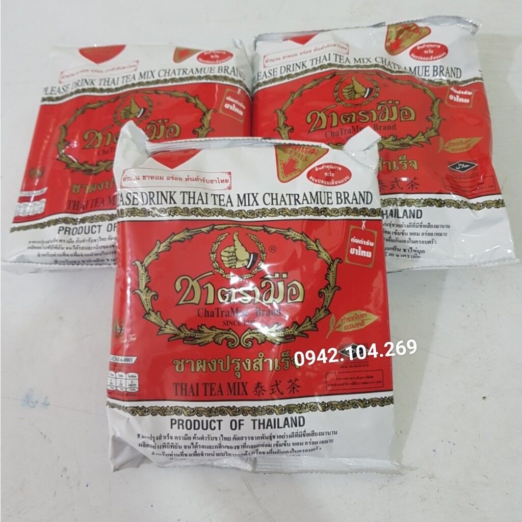 Trà thái đỏ gói 400g - chuẩn trà sữa thái thơm ngon