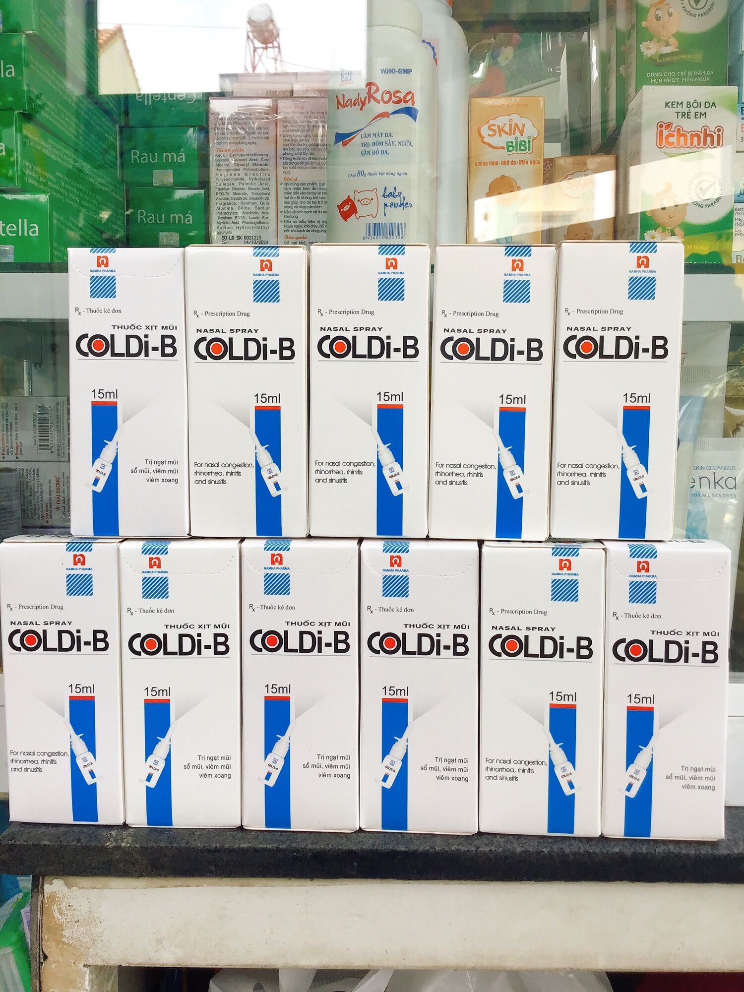 Xịt mũi coldi-b 15ml - ngạt mũi, sổ mũi hiệu quả