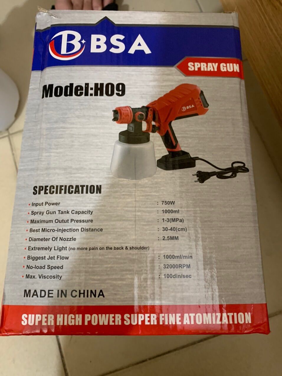 MÁY PHUN SƠN CẦM TAY BSA