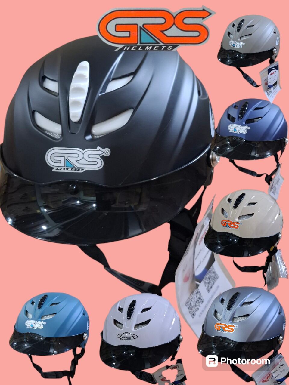 nón bảo hiểm Grs a760  an toàn chăc chắn