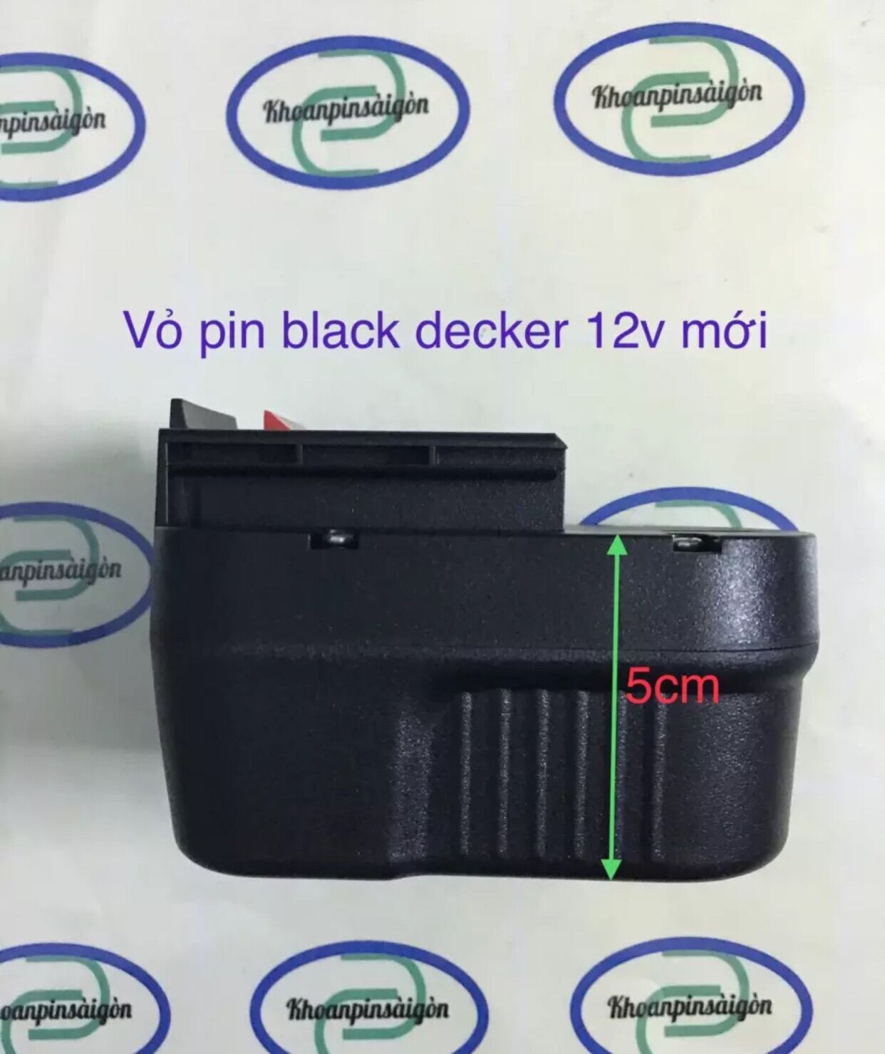 Vỏ pin Black - Decker 12V 3.0Ah - Ni-mh, vỏ mới ( ko mạch)