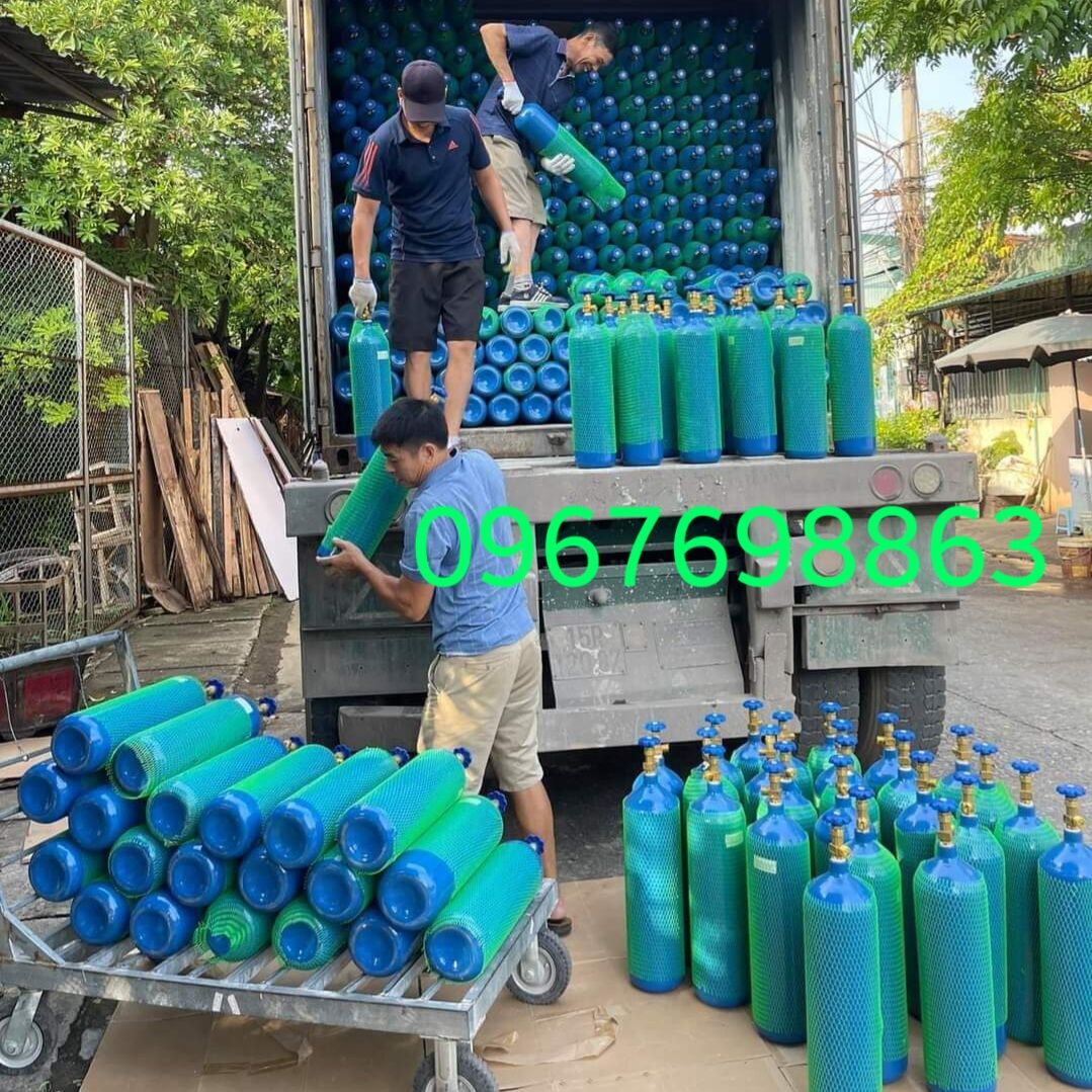 Bình Khí Argon 9Lít Đã Nạp Khí